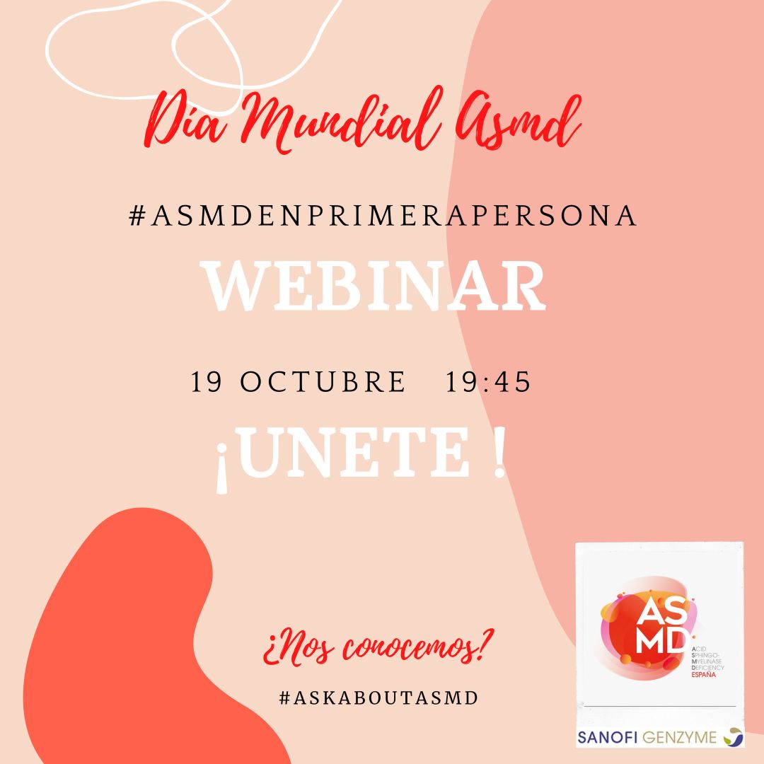 Celebramos el Día Internacional ASMD con el Webinar #ASMDenPrimeraPersona